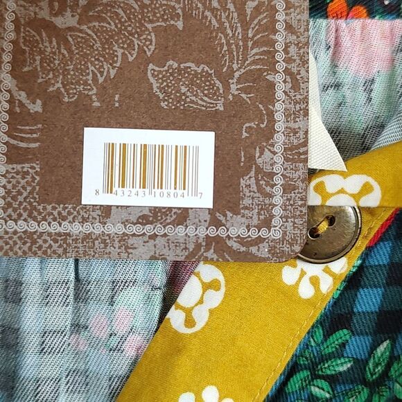 Matilda Jane Women's Fa La La Dress Gingham Floral Button Front Shirtdress NWT - Picture 5 of 15